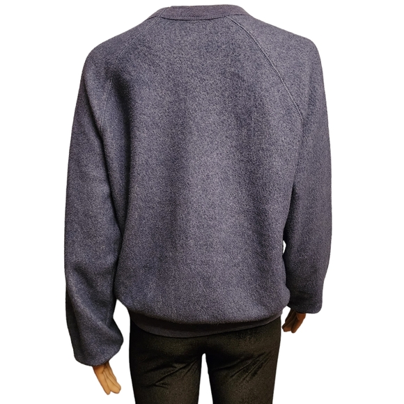 Slate Blue Fleece Sweatshirt - Picture 3 of 9